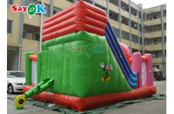 China Fire Retardant Tarpaulin Inflatable Jumping Bounce House Bounce Castle For Playing Centers supplier