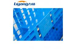 China Customized Double Side HDPE Grid Pallet For Factories Warehouses supplier