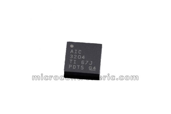 TLV320AIC3204IRHBR Interface CODECs Very LW PWR Stereo Audio CODEC/TuneTM