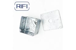 China Organized Long Lasting Wiring Electrical Junction Box With 2 Gang supplier