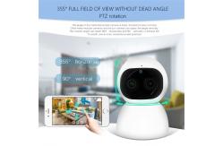 China ABS Material Indoor Home Security Cctv Camera with Binocular lens Night Vision supplier
