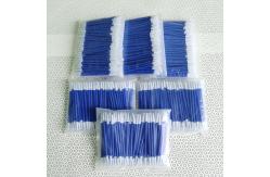 China 3 Short Sponge Q Tips Micro Pointed  Polyurethane Foam Cleaning Swabs supplier
