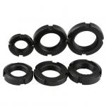 M10-M52 Grade 4.8 Alloy Steel Black Oxide Lock Nuts For Metal Conduit Fittings for sale