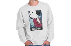 China Custom Plain Crew Neck Sweatshirt Unisex Round Lined supplier