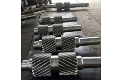 China Custom-made 40CrNiMoA Steel Double Helical Gear Shaft for Power Transmission supplier