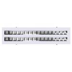 140LM/W LED Grille Panel Light 1600*400mm Dali Dimmable Recessed Installation for sale