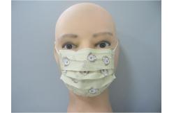 China 3ply Cartoon Printed Disposable Kid Face Mask With Latex Free Elastic Rubber supplier