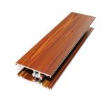 Customized Shape 6m Wood Grain Aluminium Profiles