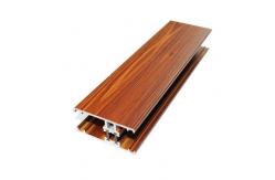 China Customized Shape 6m Wood Grain Aluminium Profiles supplier