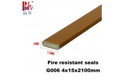 China Hard PVC Shell Heat Resistant Seal Fireproof Intumescent Sealing supplier