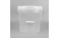 China 10L Customized Clear Plastic Toy Buckets Plastic Beach Pails With Lids supplier