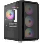 Compact Gaming Case Supporting Small Motherboards And Flexible Cooling Configurations For Mid-range Gamers Office Users for sale