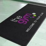 9 Mm Anti Slip Outdoor Mat Uv Stabilized Printed Logo Welcome Entrance Carpet for sale