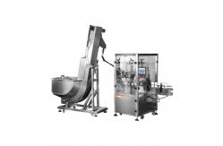 China Automatic Linear Screw Capping Machine For Bottle Pump Head Cover Bottles supplier