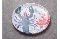 China Toxic Free Shatterproof Round Melamine Plate Set supplier