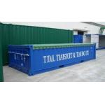 Mineral Bulk Half Height ISO Container Cargo Transportion Steel Opentop for sale