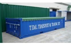 China Mineral Bulk Half Height ISO Container Cargo Transportion Steel Opentop supplier
