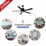 5 ABS Blades LED Ceiling Fan with Light Remote Control and Wall Control