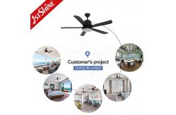 China 5 ABS Blades LED Ceiling Fan with Light Remote Control and Wall Control supplier
