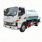 China White JAC 4*2 5000-7000 Liters Green Spraying Truck  Waterwheel  	water Bowser Truck manufacturer