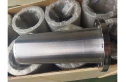 China Customized Length Centrifuge Basket Triangle Wedge Wire Galvanized Surface Treatment supplier