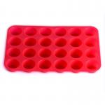 BPA Free Silicone Mini Muffin Pan With 24 Cavities for sale