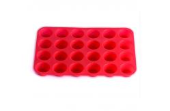 China BPA Free Silicone Mini Muffin Pan With 24 Cavities supplier