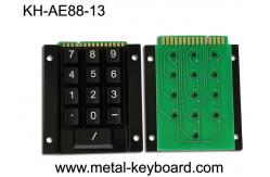 China Industrial Metal Kiosk Keyboard with 15 Keys and Metal Rear Panel Mounting supplier