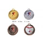 Zinc Alloy Material Custom Sports Medals Ribbons For Enterprise Activity for sale