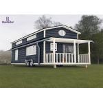 2 Bedroom Double Story Prefab Tiny House On Wheel Fully Furnished for sale