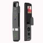 Qleung S924MAX Biometric Fingerprint With HD Camera Digital Remote Control Smart Door Lock for sale