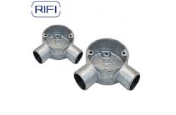 China 20mm/25mm  Electrical Malleable iron Circular Terminal Junction Box for Conduit Fittings supplier
