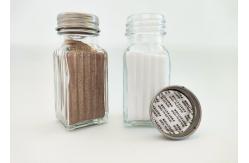 China Sealed Design Clear Glass Spice Jar With Gasket High Durability supplier