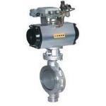 Pneumatic Operated Power Station Valve Butterfly Valve Self-Cleaning for sale