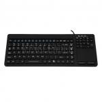 Medical Silicone Keyboard With Touchpad And Numeric Keypad In USB Interface
