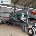 Mobile Soil Stone Gravel Separator Machine Disc Screen Separator for sale
