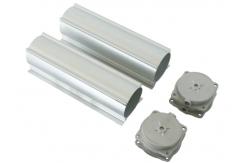 China 6063t5 Aluminum Extrusion Products Anodized Cylinder Shell supplier