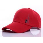 Red Burgundy Girls Canvas Baseball Cap Custom Logo Printed For Daily Decoration for sale