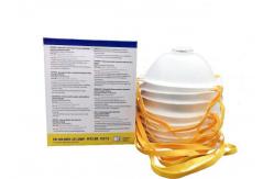 China Eco Friendly Valved Dust Mask , Ffp2v Save Mask With Adjustable Nose Piece supplier