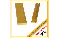 China brass copper alloy extrusion profiles section hardware OEM supplier