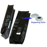 Aluminum Foil Pouch Packaging Side Gusset Quad Seal Packaging Coffee Bag with Valve  for sale