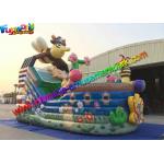 Bee Commercial Inflatable Slide With Full Printing , inflatable slip and slide