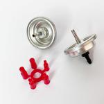 Customization Butane Lighter Refill Valve 1inch Size With Stainless Steel Spring