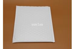 China Custom White Flat Poly Bubble Mailers , Delivery Packaging Poly Bubble Envelopes supplier