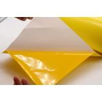 1Mil High Temperature Adhesive Label Material Matte Yellow Permanent Adhesive Polyimide With Glassine