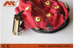 China Neurofeedback EEG Cable Red Integrated 20 Leads EEG Cap For EEG Machine supplier