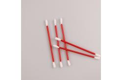 China Double Round Heads Polyester Swab For Electronics Clean 100PCS supplier