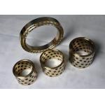 Aluminum Body Surface Cast Bronze Bearings / Copper Bearing for sale
