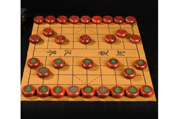 Rectangular Wooden Chinese Chess For 12+ Age Beautiful Design And Customization Option