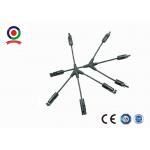 CE IP67 Solar Cable Splitter Coupler 3 in 1  T Branch Connectors Y Type for sale